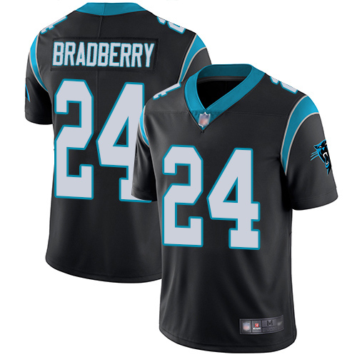 Carolina Panthers Limited Black Men James Bradberry Home Jersey NFL Football 24 Vapor Untouchable